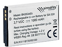 simvalley MOBILE Dual-SIM Multimedia-Handy SX-330 KOMPLETTSET; Scheckkartenhandys 