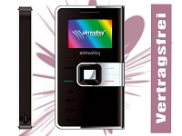 simvalley MOBILE Mini-Handy RX-280 "Pico COLOR Silver" VERTRAGSFREI; Notruf-Handys 