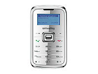 simvalley MOBILE Mini-Handy RX-180 "Pico INOX SILVER V.4" VERTRAGSFREI; Notruf-Handys 