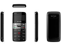 simvalley MOBILE Komfort-Mobiltelefon "Easy-5 PLUS" silber, Garantruf; Dual-SIM-Outdoor-Handys 