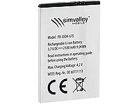 simvalley MOBILE Reserve-Akku 2500 mAh für SPX-5 und SPX-6; Android-Handys 