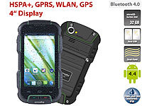 simvalley MOBILE Outdoor-Smartphone SPT-900 V2, 4", Android 4.4, IP68; Notruf-Handys Notruf-Handys 