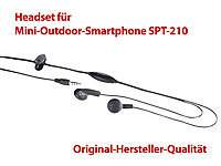 simvalley MOBILE Stereo-Headset für Mini-Outdoor-Smartphone SPT-210; Notruf-Handys Notruf-Handys 