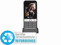 simvalley MOBILE Seniorenhandy 4G, Seniorenhandy für Videotelefonie